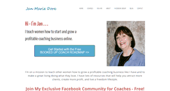 Desktop Screenshot of janmariedore.com